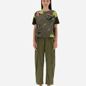 T-Shirt In Safari Patch Jersey>Herno Flash Sale