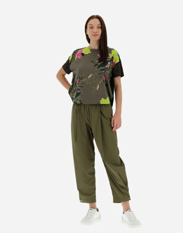 T-Shirt In Safari Patch Jersey>Herno Flash Sale