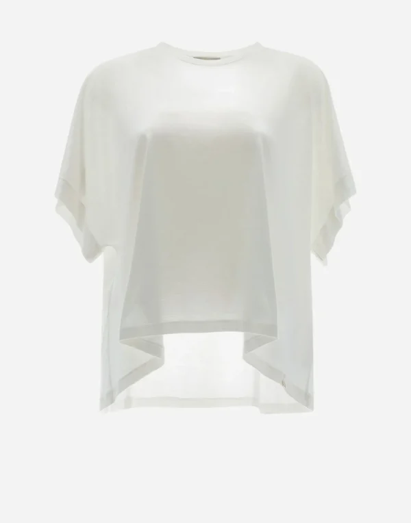 T-Shirt In Silk Jersey>Herno Best Sale