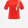 T-Shirt In Superfine Cotton Stretch E Bubble Foulard>Herno New