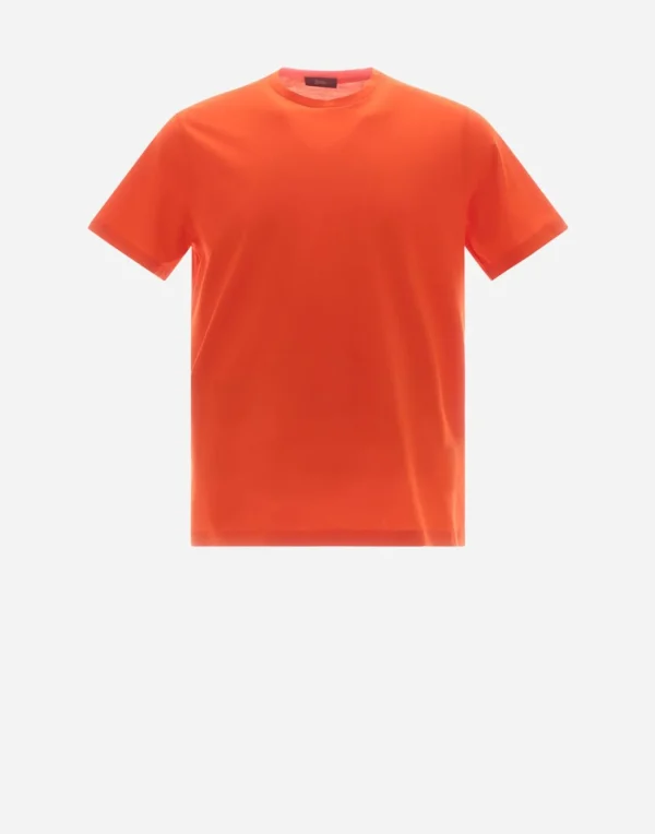 T-Shirt In Superfine Cotton Stretch>Herno Fashion