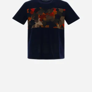 T-Shirt In Superfine Cotton E Spring Camo Jersey>Herno Fashion