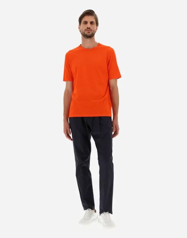 T-Shirt In Superfine Cotton Stretch>Herno Fashion