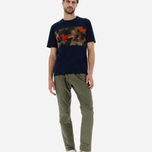 T-Shirt In Superfine Cotton E Spring Camo Jersey>Herno Fashion