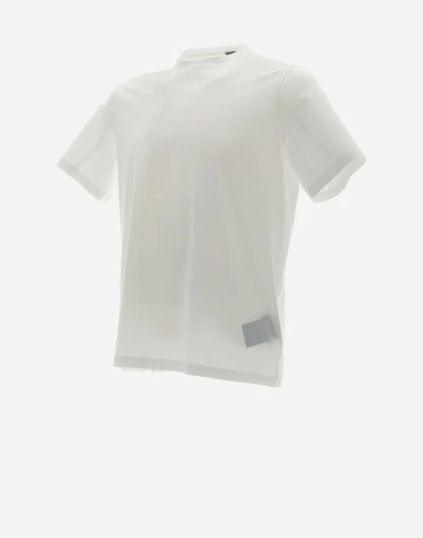 T-Shirt In Superfine Cotton Stretch>Herno New