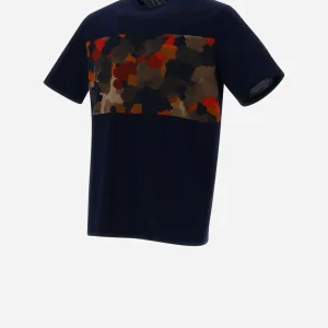 T-Shirt In Superfine Cotton E Spring Camo Jersey>Herno Fashion