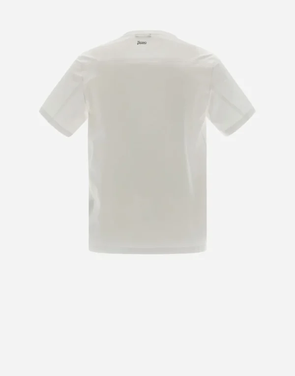 T-Shirt In Superfine Cotton Stretch>Herno New