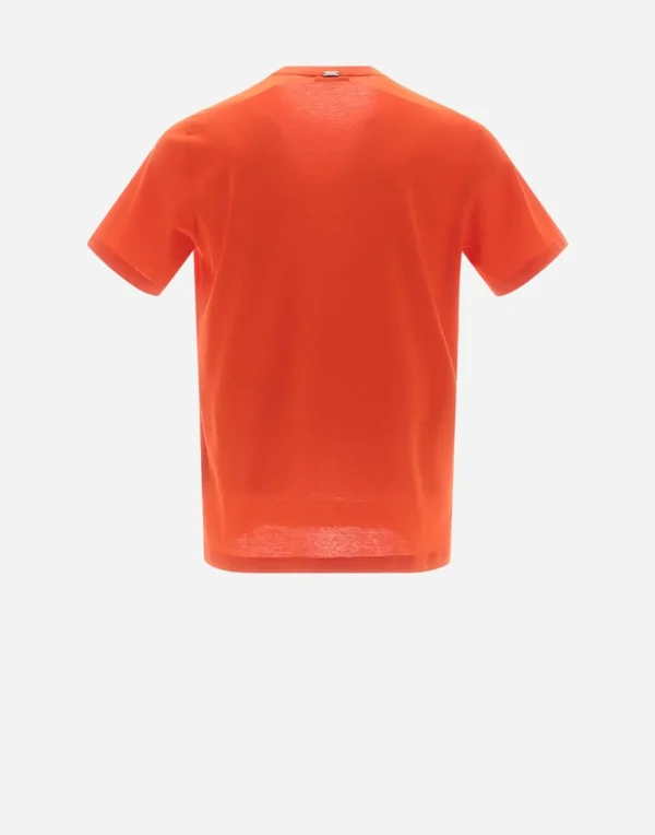 T-Shirt In Superfine Cotton Stretch>Herno Fashion