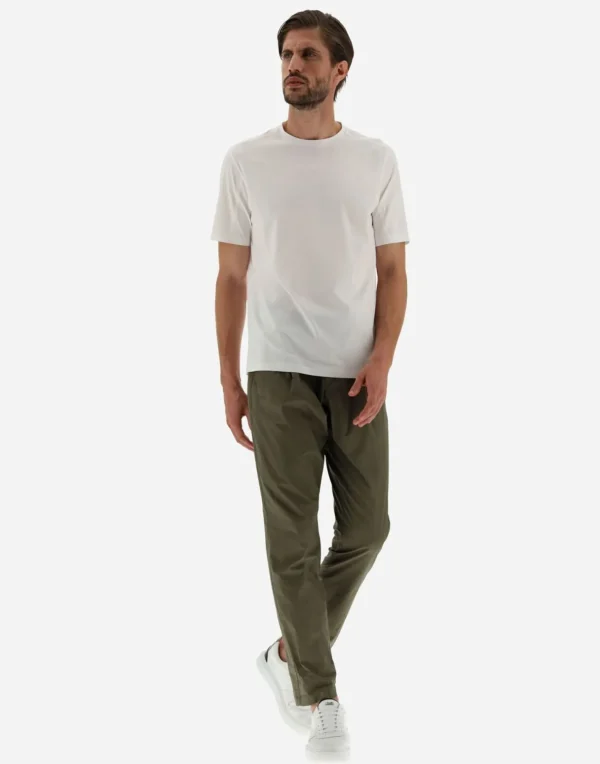 T-Shirt In Superfine Cotton Stretch>Herno New