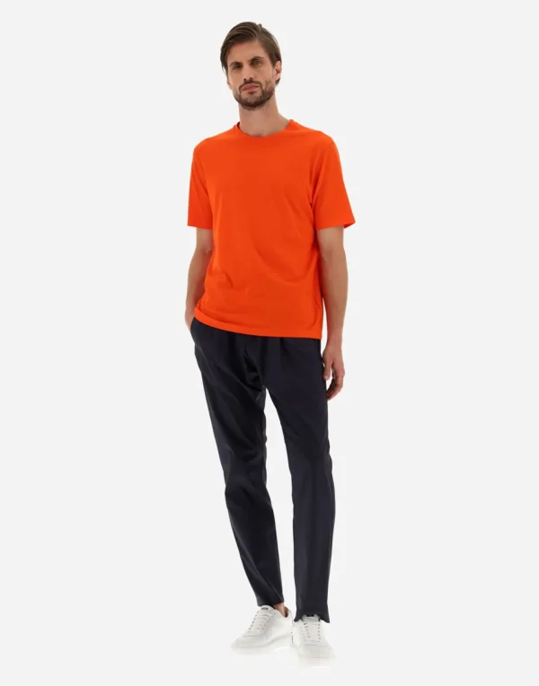 T-Shirt In Superfine Cotton Stretch>Herno Fashion