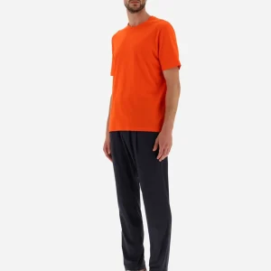 T-Shirt In Superfine Cotton Stretch>Herno Fashion