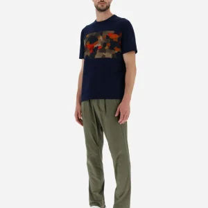 T-Shirt In Superfine Cotton E Spring Camo Jersey>Herno Fashion