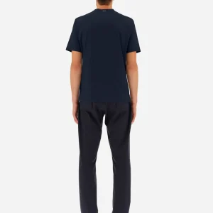 T-Shirt In Superfine Cotton Stretch>Herno Fashion