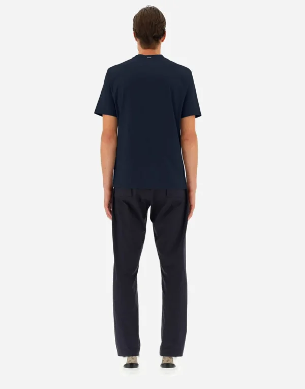 T-Shirt In Superfine Cotton Stretch>Herno Fashion